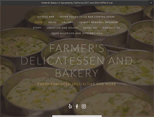 Tablet Screenshot of farmersdeli.net